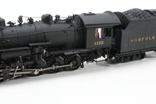 Load image into Gallery viewer, HO Brass PSC - Precision Scale Co. N&W - Norfolk & Western M2c Class Rebuilt 4-8-0 Mastodon Factory Painted No. 1155