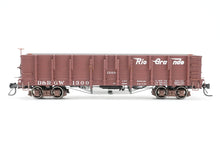 Load image into Gallery viewer, HOn3 Blackstone Models D&RGW - Denver & Rio Grande Western High Side Gondola Flying Grande Herald No. 1300