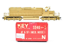 Load image into Gallery viewer, N Brass Key Imports AT&SF - Santa Fe EMD SD40-2 Med. Nose Unpainted