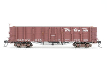 Load image into Gallery viewer, HOn3 Blackstone Models D&RGW - Denver & Rio Grande Western High Side Gondola Flying Grande Herald No. 1165
