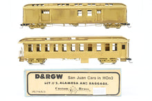 Load image into Gallery viewer, HOn3 Brass NJ Custom Brass D&RGW - Denver & Rio Grande Western San Juan Set #2 Alamosa and Baggage