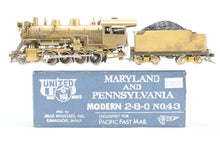 Load image into Gallery viewer, HO Brass PFM - United MA&PA - Maryland & Pennsylvania 2-8-0 Consolidation Modern No 43 1971 Run