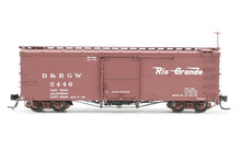 Load image into Gallery viewer, HOn3 Blackstone Models D&RGW - Denver & Rio Grande Western 30' Box Car Flying Grande Herald No. 3446