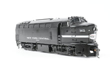 Load image into Gallery viewer, HO Brass CON OMI - Overland Models, Inc. NYC - New York Central Baldwin RF-16 Shark Nose Custom Painted Black w/Cigar Band Logo No. 3804