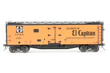 Load image into Gallery viewer, O Brass Pecos River Brass ATSF - Santa Fe SFRD Rr-40 Class Steel Refrigerator Car FP No. 8599