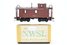 Load image into Gallery viewer, HO Brass NWSL - Northwest Short Line NP - Northern Pacific 1700 Series Wood Caboose 1940’s Rebuilt Custom Painted & Weathered No. 1204