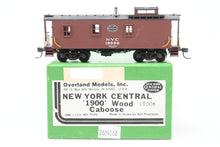 Load image into Gallery viewer, HO Brass OMI - Overland Models, Inc. NYC - New York Central 1900 Wood Caboose Custom Painted No. 19008