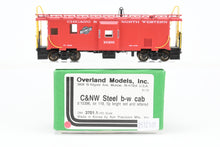 Load image into Gallery viewer, HO Brass OMI - Overland Models, Inc. C&NW - Chicago & North Western Steel Bay Window Caboose FP Red No. 10396