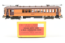 Load image into Gallery viewer, HO Brass CON Suydam CNS&M - North Shore Line Interurban 251 Combination Coach Custom Painted No. 252