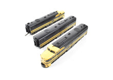 Load image into Gallery viewer, HO Brass Key Imports D&RGW - Denver & Rio Grande Western Alco PA A/B/A Set FP in Black/Yellow