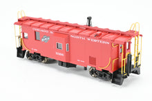 Load image into Gallery viewer, HO Brass OMI - Overland Models, Inc. C&NW - Chicago & North Western Steel Bay Window Caboose FP Red No. 10396