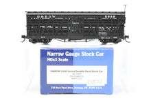 Load image into Gallery viewer, HOn3 Blackstone Models D&RGW - Denver & Rio Grande Western 5500 Series 30' Double Deck Stock Car No. 5689