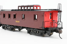 Load image into Gallery viewer, HO Brass Railworks B&M - Boston & Maine 5-Window Narrow Monitor Wood Caboose Factory Painted, Un-numbered
