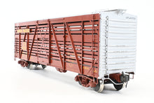 Load image into Gallery viewer, Gauge 1 - 1:32nd Scale Brass Row & Company UP - Union Pacific S-40-12 Stock Car, Circa 1950 Factory Painted Boxcar Red No. 46931