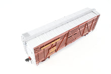 Load image into Gallery viewer, Gauge 1 - 1:32nd Scale Brass Row & Company UP - Union Pacific S-40-12 Stock Car, Circa 1950 Factory Painted Boxcar Red No. 46931