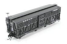 Load image into Gallery viewer, HOn3 Blackstone Models D&RGW - Denver & Rio Grande Western 5500 Series 30' Double Deck Stock Car No. 5689