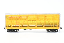Load image into Gallery viewer, Gauge 1 - 1:32nd Scale Brass Row & Company UP - Union Pacific S-40-12 Stock Car, Circa 1950 Factory Painted Yellow No. 47458