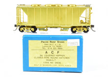 Load image into Gallery viewer, HO Brass Pecos River Brass Various Roads ACF 34' Covered Hopper Closed Side/Round Hatches Rebuilt