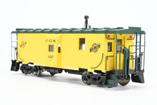 Load image into Gallery viewer, HO Brass OMI - Overland Models, Inc. CGW - Chicago Great Western/C&NW - Chicago & North Western Steel Bay Window Caboose FP Zito Yellow