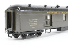 Load image into Gallery viewer, O Brass PSC - Precision Scale Co. D&RGW – Denver & Rio Grande Western Harriman Common Standard 60-BP-30-1 RPO Custom Painted