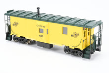 Load image into Gallery viewer, HO Brass OMI - Overland Models, Inc. CGW - Chicago Great Western/C&NW - Chicago & North Western Steel Bay Window Caboose FP Zito Yellow