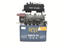 Load image into Gallery viewer, HO Brass PFM - United ATSF - Santa Fe 2-8-0 CP in private road "Red Island" #14