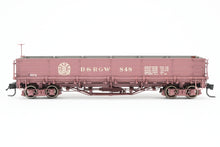 Load image into Gallery viewer, HOn3 Blackstone Models D&RGW - Denver & Rio Grande Western Drop Bottom Gondola Royal Gorge Route Herald No. 848