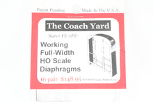Load image into Gallery viewer, HO Brass TCY - The Coach Yard GN - Great Northern Super Flexible Working Full-Width Diaphragms 6-Pair FP EB Green