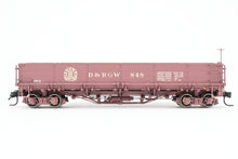 Load image into Gallery viewer, HOn3 Blackstone Models D&RGW - Denver & Rio Grande Western Drop Bottom Gondola Royal Gorge Route Herald No. 848