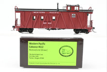 Load image into Gallery viewer, HO NEW Brass NBL - North Bank Line WP - Western Pacific Caboose #612 Recessed Ends FP Brown