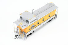 Load image into Gallery viewer, HO Brass CON OMI - Overland Models, Inc. D&RGW - Denver & Rio Grande Western 01400 Series Steel Caboose FP Aspen Yellow/Silver #01481