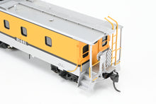 Load image into Gallery viewer, HO Brass CON OMI - Overland Models, Inc. D&RGW - Denver & Rio Grande Western 01400 Series Steel Caboose FP Aspen Yellow/Silver #01481
