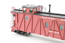 Load image into Gallery viewer, HO NEW Brass NBL - North Bank Line WP - Western Pacific Caboose #612 Recessed Ends FP Brown
