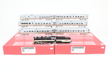 Load image into Gallery viewer, HO Brass TCY - The Coach Yard ATSF - Santa Fe CON 1939-1940 "Valley Flyer" 6-Car Set w/#1369 4-6-2 Pacific Factory Painted
