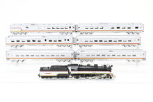 Load image into Gallery viewer, HO Brass CON TCY - The Coach Yard ATSF - Santa Fe 1939-1940 "Valley Flyer" 6-Car Set w/ 4-6-2 Pacific #1369 Factory Painted RARE!