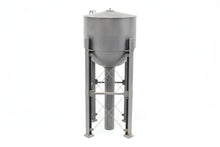 Load image into Gallery viewer, HO Brass PSC - Precision Scale Co. Various Roads 30,000 Gallon Free Standing Water Tank CP Black