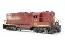 Load image into Gallery viewer, HO Brass Oriental Limited N&W – Norfolk & Western EMD GP9 1750 HP Late Version w/48" Fans and Dynamic Brakes CP