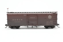 Load image into Gallery viewer, HOn3 Blackstone Models D&RGW - Denver & Rio Grande Western 30' Box Car Moffat Tunnel No. 3390 Weathered