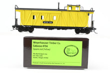 Load image into Gallery viewer, HO NEW Brass NBL - North Bank Line Weyerhaeuser Timber Caboose #704 FP Yellow