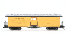 Load image into Gallery viewer, On3 Brass PSC - Precision Scale Co. D&RGW - Denver & Rio Grande Western Baggage Car Factory Painted No. 126, 1950's-1960's "Silverton" Scheme
