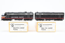 Load image into Gallery viewer, HO Brass Oriental Limited SP - Southern Pacific EMD FP7A/F7B 1500 HP Phase II Set Factory Painted Black Widow