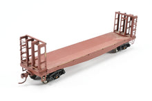 Load image into Gallery viewer, HO Brass U.S. Hobbies Various Roads Bulkhead Beveled Floor Pulpwood Flatcar Custom Painted NO BOX