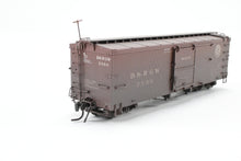 Load image into Gallery viewer, HOn3 Blackstone Models D&RGW - Denver & Rio Grande Western 30' Box Car Moffat Tunnel No. 3390 Weathered