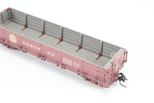 Load image into Gallery viewer, HOn3 Blackstone Models D&RGW - Denver & Rio Grande Western Drop Bottom Gondola Royal Gorge Route Herald No. 817