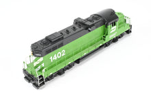 Load image into Gallery viewer, HO Brass Oriental Limited BN - Burlington Northern EMD GP-7 Chop Nose CP #1402