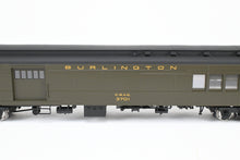 Load image into Gallery viewer, HO NEW Brass TCY - The Coach Yard CB&Q - Burlington Route HW Baggage Dormitory No. 3701 Factory Painted