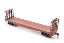 Load image into Gallery viewer, HO Brass U.S. Hobbies Various Roads Bulkhead Beveled Floor Pulpwood Flatcar Custom Painted NO BOX