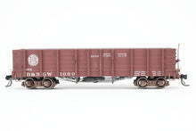 Load image into Gallery viewer, HOn3 Blackstone Models D&RGW - Denver & Rio Grande Western High Side Gondola Moffat Tunnel Herald No. 1000 MISSING BRAKE WHEEL