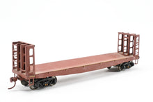 Load image into Gallery viewer, HO Brass U.S. Hobbies Various Roads Bulkhead Beveled Floor Pulpwood Flatcar Custom Painted NO BOX