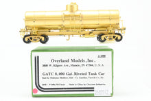 Load image into Gallery viewer, HO Brass OMI - Overland Models, Inc. Various Roads GATC - General American Tank Co. 8,000 Gallon Riveted Tank Car